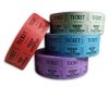 Double Roll Tickets - 2,000 Numbered Raffle Tickets